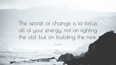 The secret to change...